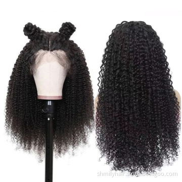 Top Quality Hair Extensions Wigs 180% Density Frontal Lace Wig Glueless Pre plucked Human Hair Front Wig For Black Women